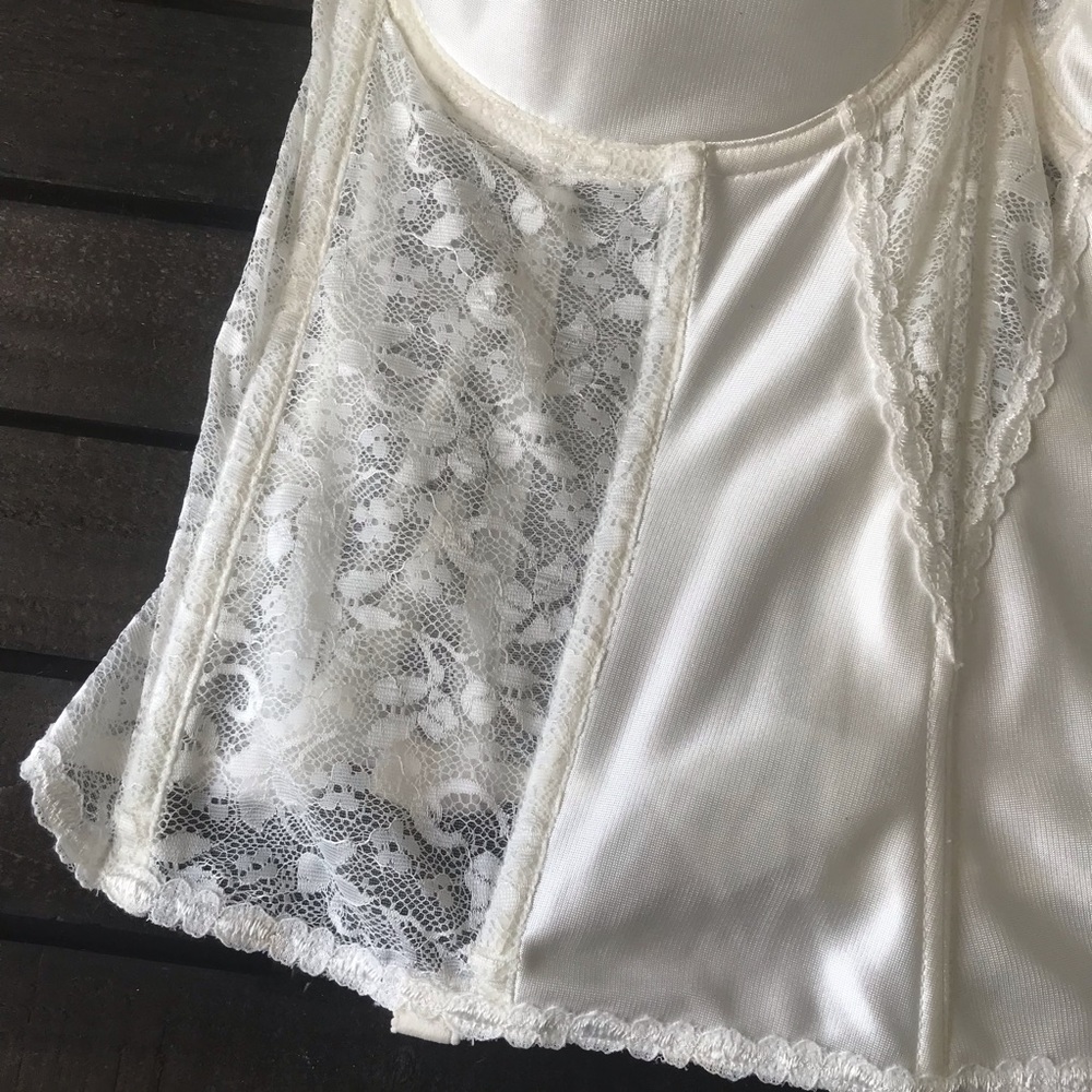 Carnival Lace Full Coverage Torsolette Strapless Bustier Underwire Size 42D - Picture 3 of 16
